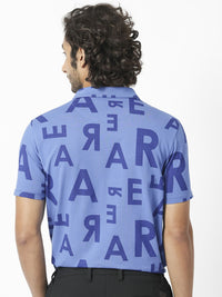 RARE RABBIT Men Rings-4 Slim Fit Solid Polo Collar T-Shirt