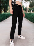 DressBerry Women Modern Cool Stretchable Frayed Jeans