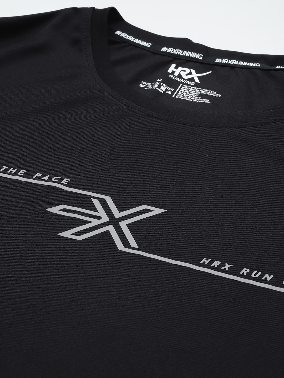 HRX by Hrithik Roshan Men Typography Printed Running Ultralite T-shirt