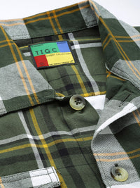 The Indian Garage Co Men Opaque Checked Casual Shirt