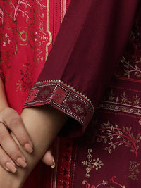 AURELIA Ethnic Motifs Printed Straight Kurta