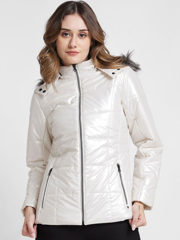 Jaket Parka Trim Parka Faux Spykar