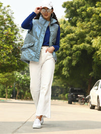 STREET 9 Women Green Solid Jacket