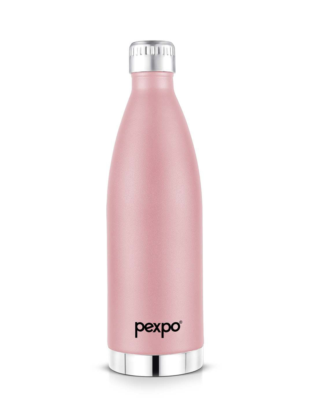 Pexpo Exteme Rosy Brown Thermosteel ISI Certified Hot & Cold Flask Water Bottle 830ml