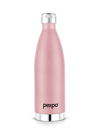 Pexpo Exteme Rosy Brown Thermosteel ISI Certified Hot & Cold Flask Water Bottle 830ml