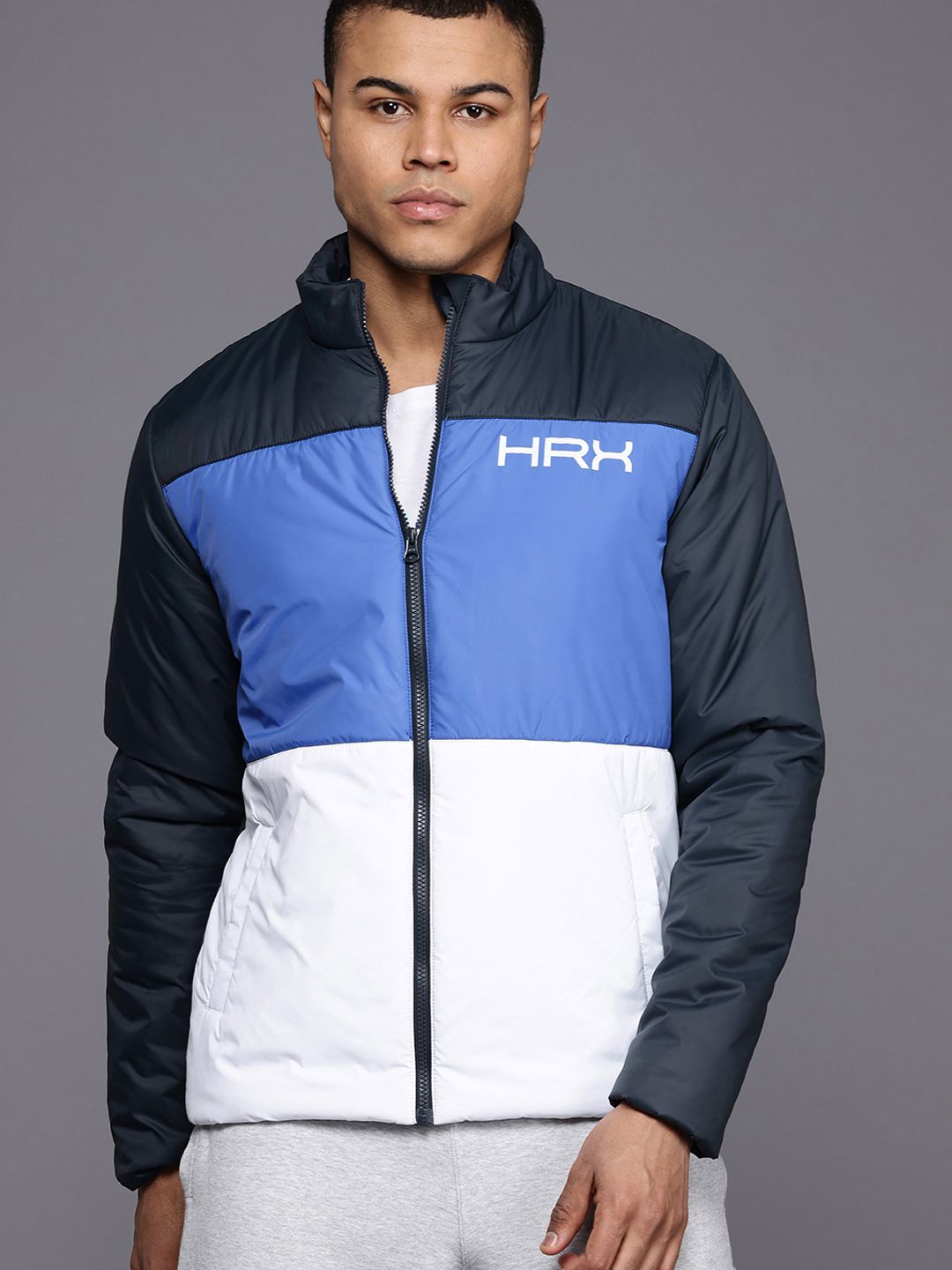 HRX by Hrithik Roshan Colourblocked Padded Jacket