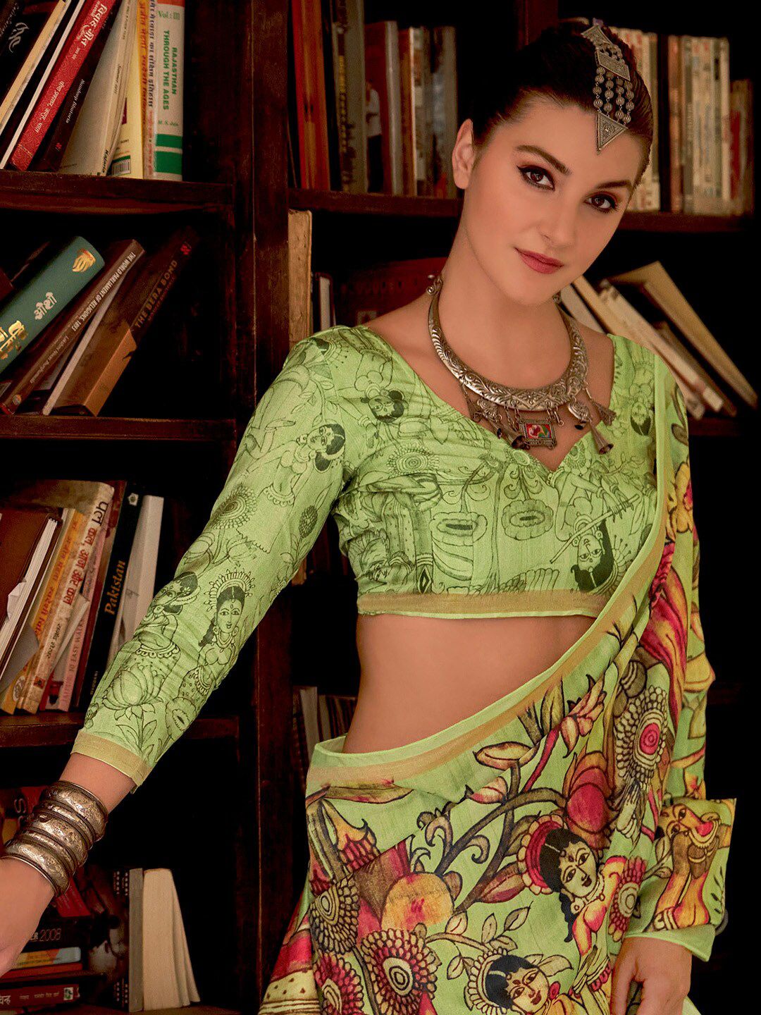 Saree mall Floral Printed Chanderi Sarees