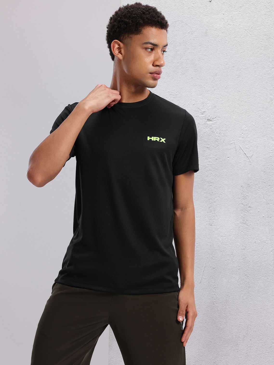 HRX by Hrithik Roshan Men Printed Rapid-Dry Running T-shirt