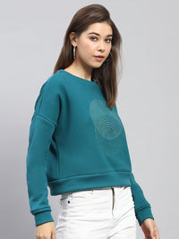 Monte Carlo Women Graphic Embellished Sweatshirt
