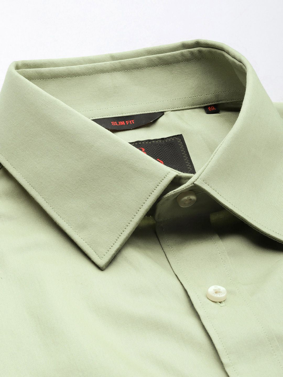 Raymond Pure Cotton Slim Fit Solid Formal Shirt
