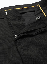 Raymond Men Checked Slim Fit Formal Trousers