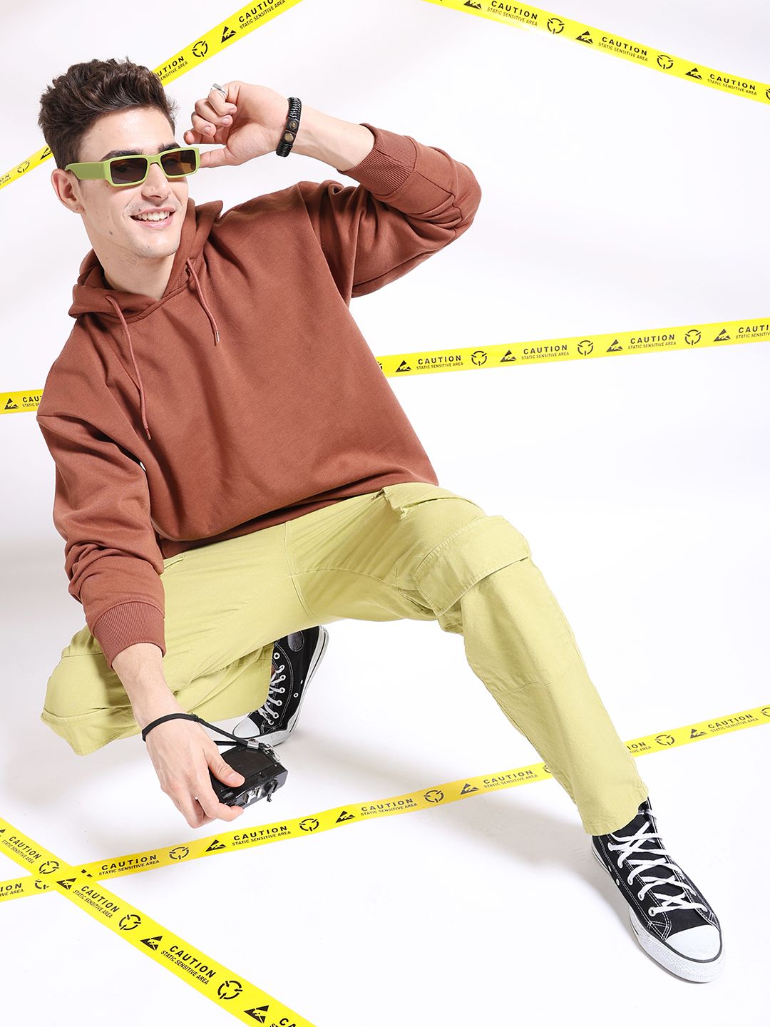 The Indian Garage Co Hooded Long Sleeve Oversized Pullover Sweatshirt