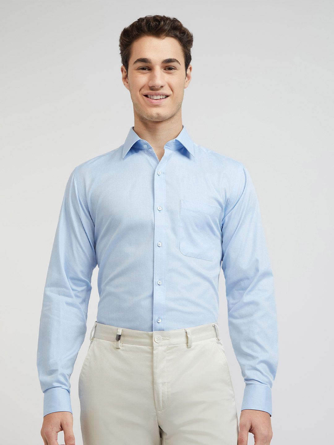 Raymond Pure Cotton Slim Fit Formal Shirt