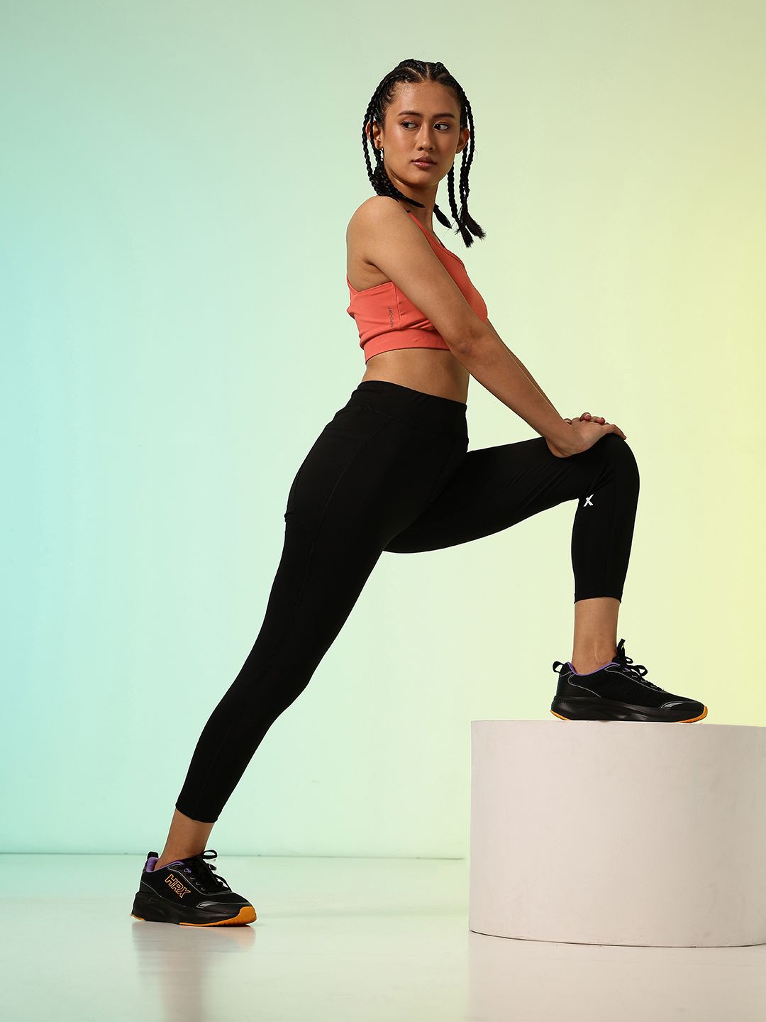 HRX by Hrithik Roshan Full Coverage Lightly Padded Rapid-Dry Training or Gym Workout Bra