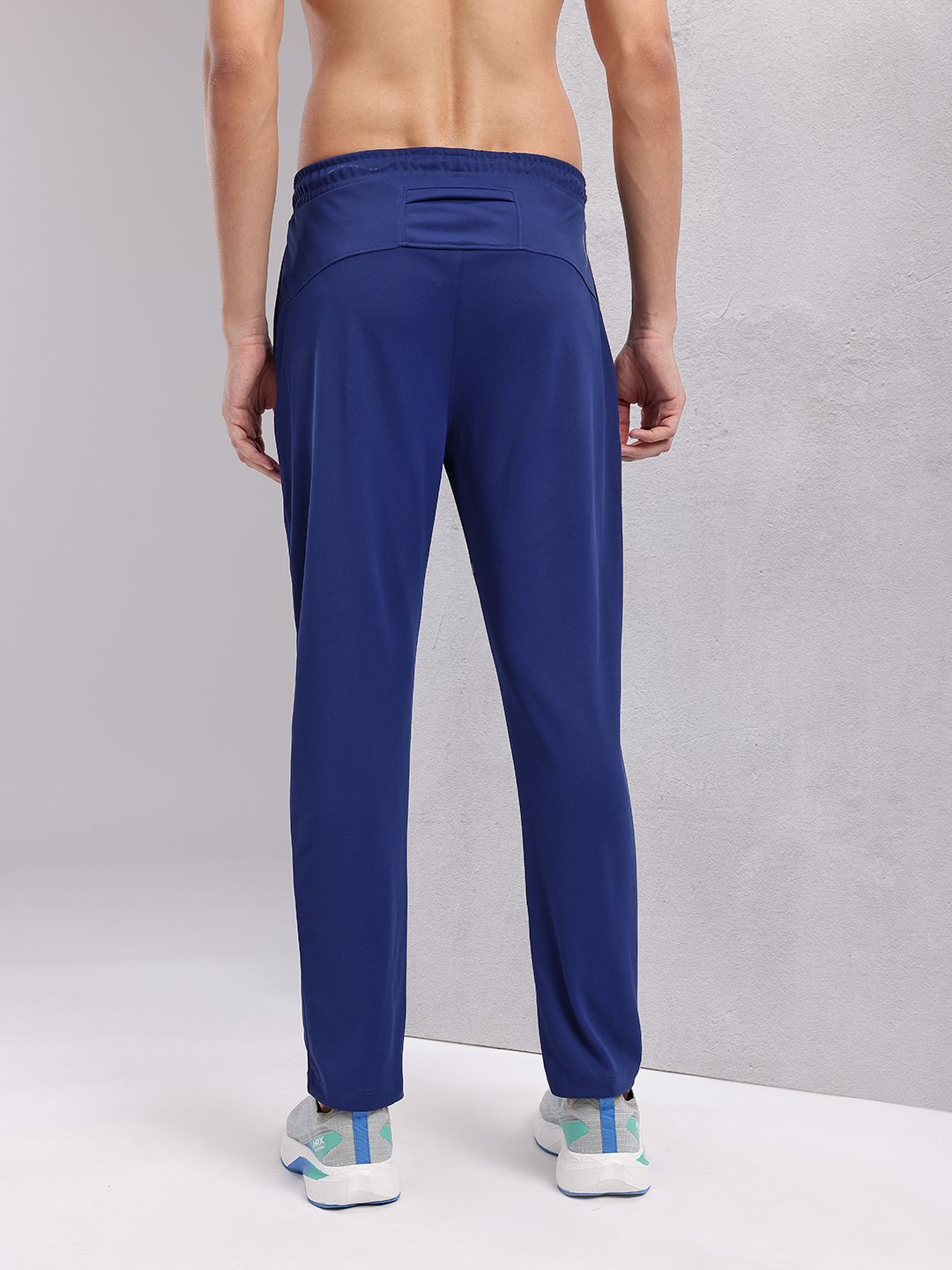 HRX by Hrithik Roshan Men Mid-Rise Rapid-Dry Running Track Pants with Reflective Elements