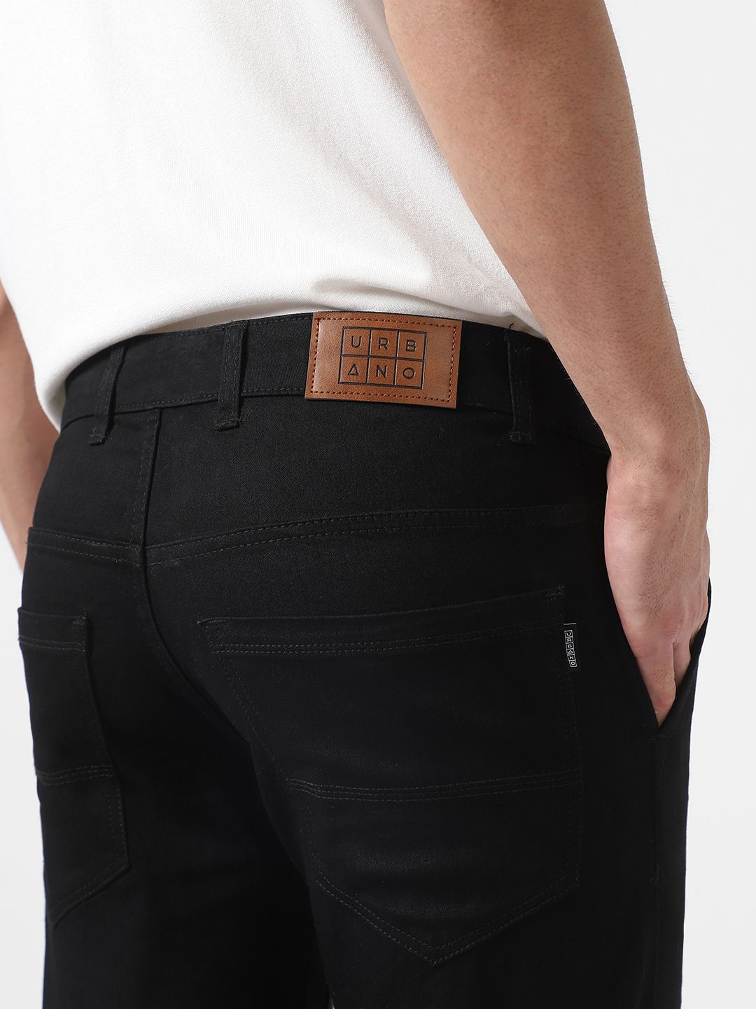 Urbano Fashion Men Slim Fit Clean Look Stretchable Jeans