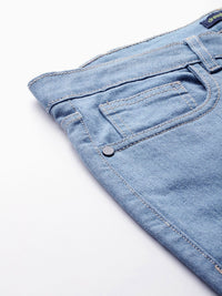 DressBerry Women Stretchable Printed Straight Fit Jeans
