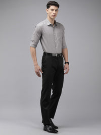 Park Avenue Self Design Slim Fit Textured Formal Shirt