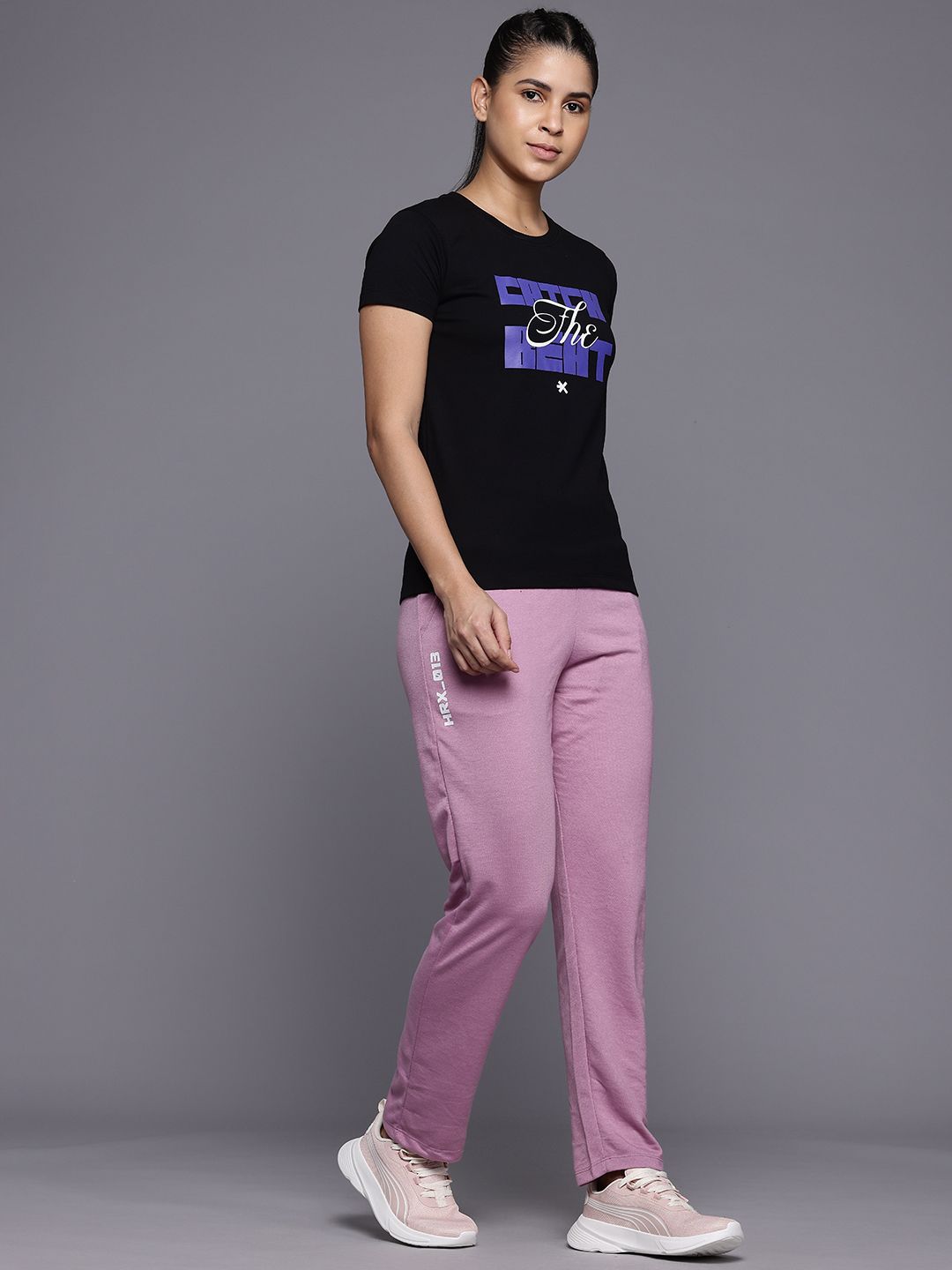 HRX by Hrithik Roshan Women Typography Printed Lifestyle T-shirt