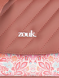 Zouk Wanita Grafik berstruktur Tali Tali Tali Sling Dilpecut Withapplique