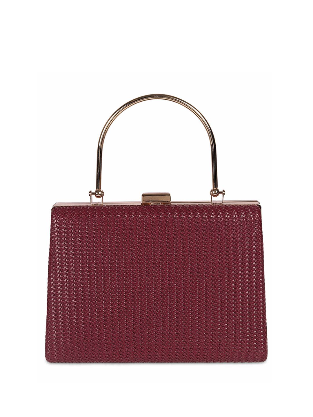 Metro Textured Box Clutch