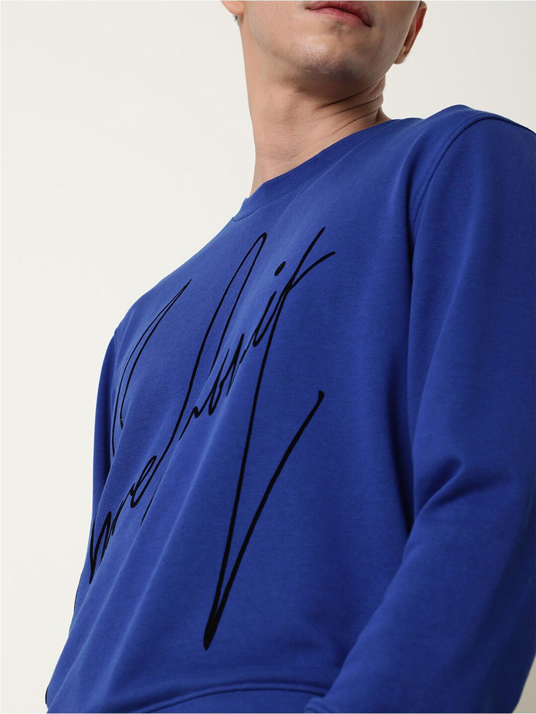 RARE RABBIT Men Flocker Printed Sweatshirt