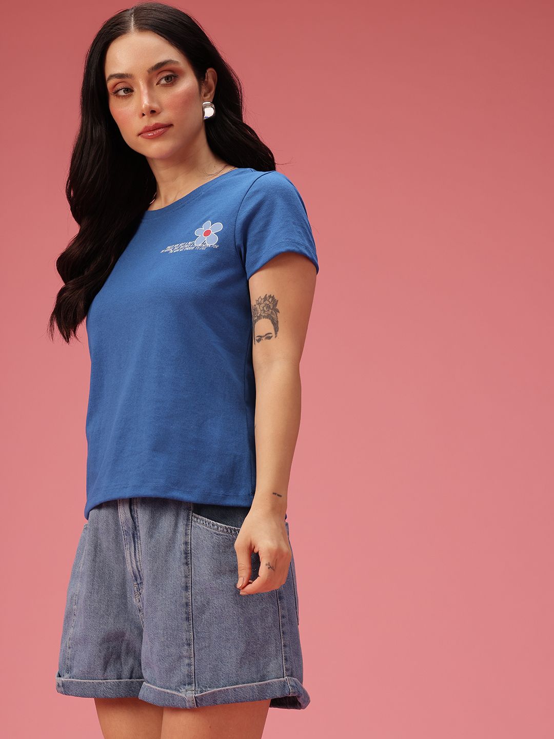 DressBerry Typography Printed T-shirt