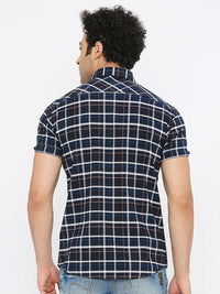 SPYKAR Classic Slim Fit Checked Cotton Casual Shirt