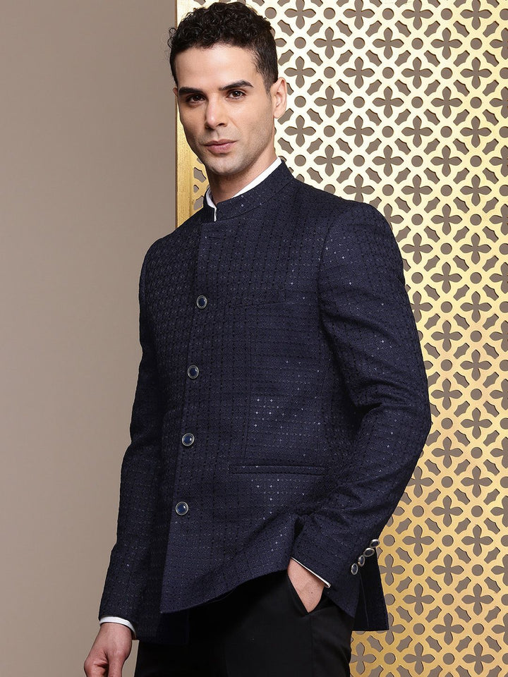House of Pataudi Embellished Jashn Party Bandhgala Blazers