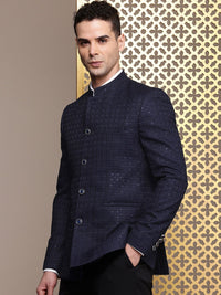 House of Pataudi Embellished Jashn Party Bandhgala Blazers