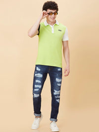 Being Human Men Slim Fit Highly Distressed Heavy Fade Stretchable Jeans