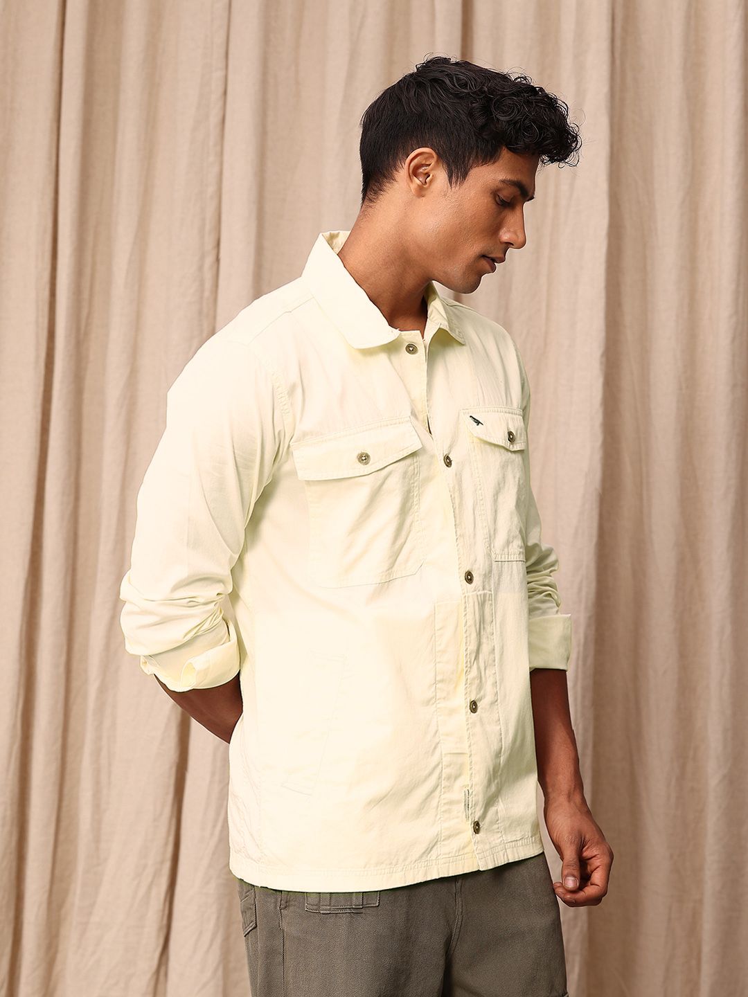 Mr Bowerbird Pure Cotton Liberal Fit Casual Shirt