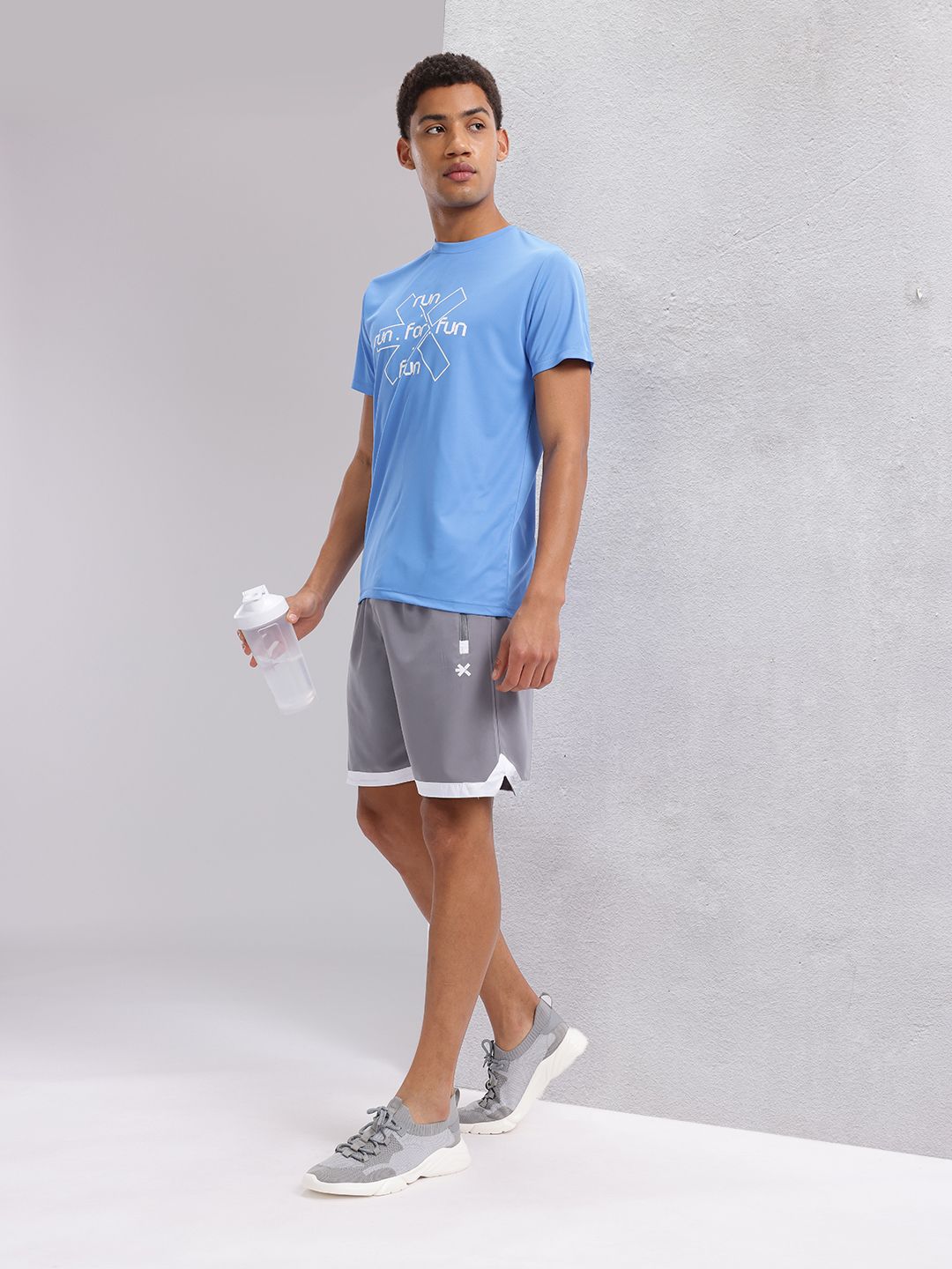 HRX by Hrithik Roshan Brand Logo Print Rapid-Dry Running T-shirt