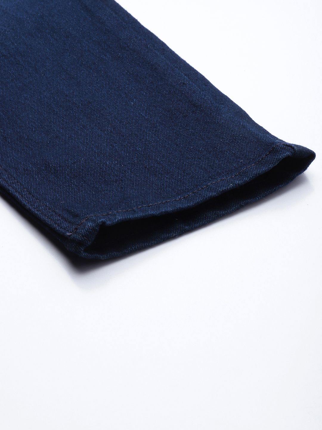 The Indian Garage Co Men Blue Slim Fit Light Fade Stretchable Jeans