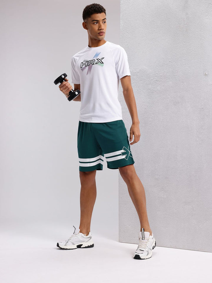 HRX by Hrithik Roshan Men Striped Training Shorts