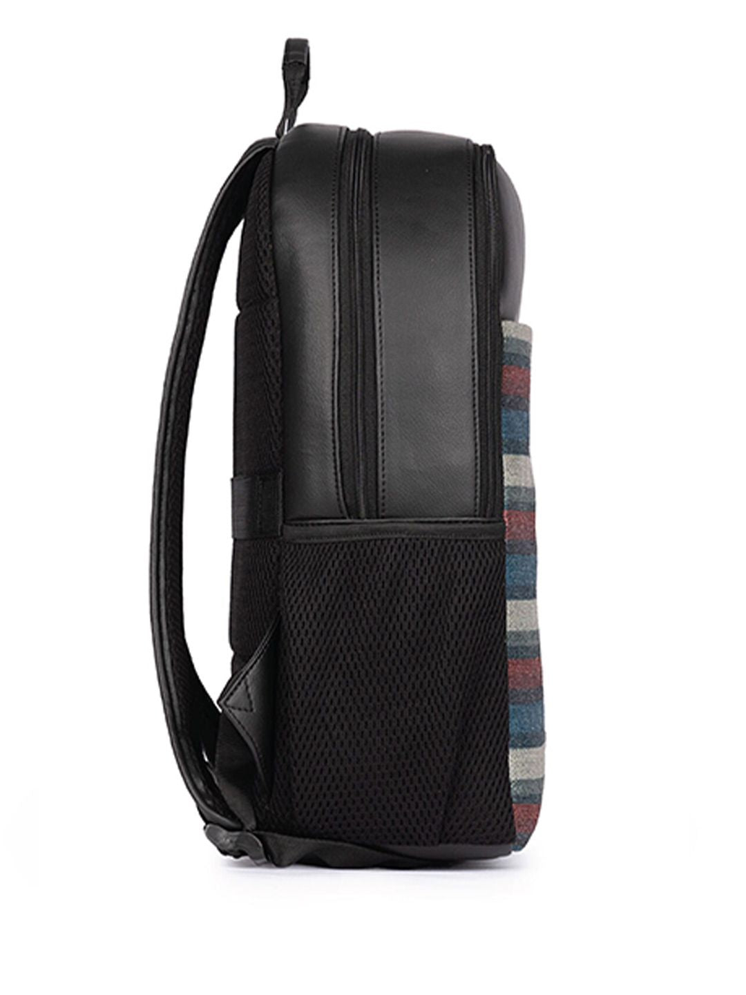 ZOUK Mysore Mosaic Striped Backpack with Compression Straps - 16 L