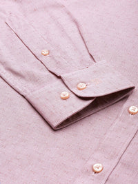 Raymond Pure Cotton Self Design Textured Slim Fit Formal Shirt