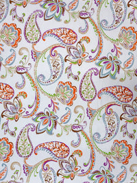 BOMBAY DYEING Brown Floral Cotton 140 TC Double Queen Bedsheet Set-2.28 m X 2.54 m