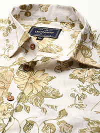 DENNISON Men Smart Block Printed Casual Shirt
