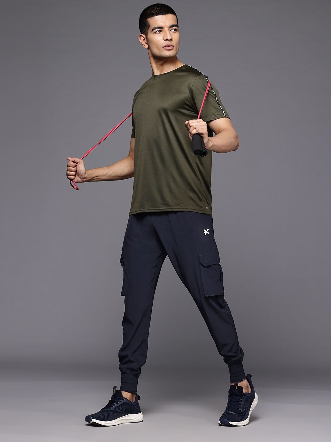HRX by Hrithik Roshan Men Cargo Style Training Joggers
