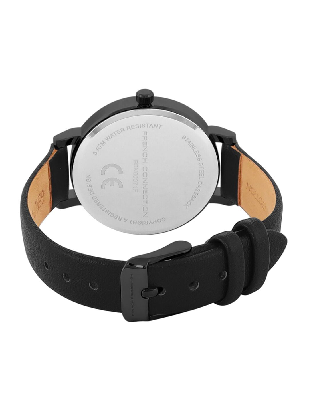 French Connection Women Dial & Leather Straps Analogue Watch FCN00071F