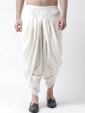 Dhoti pepejal berwarna krim lelaki