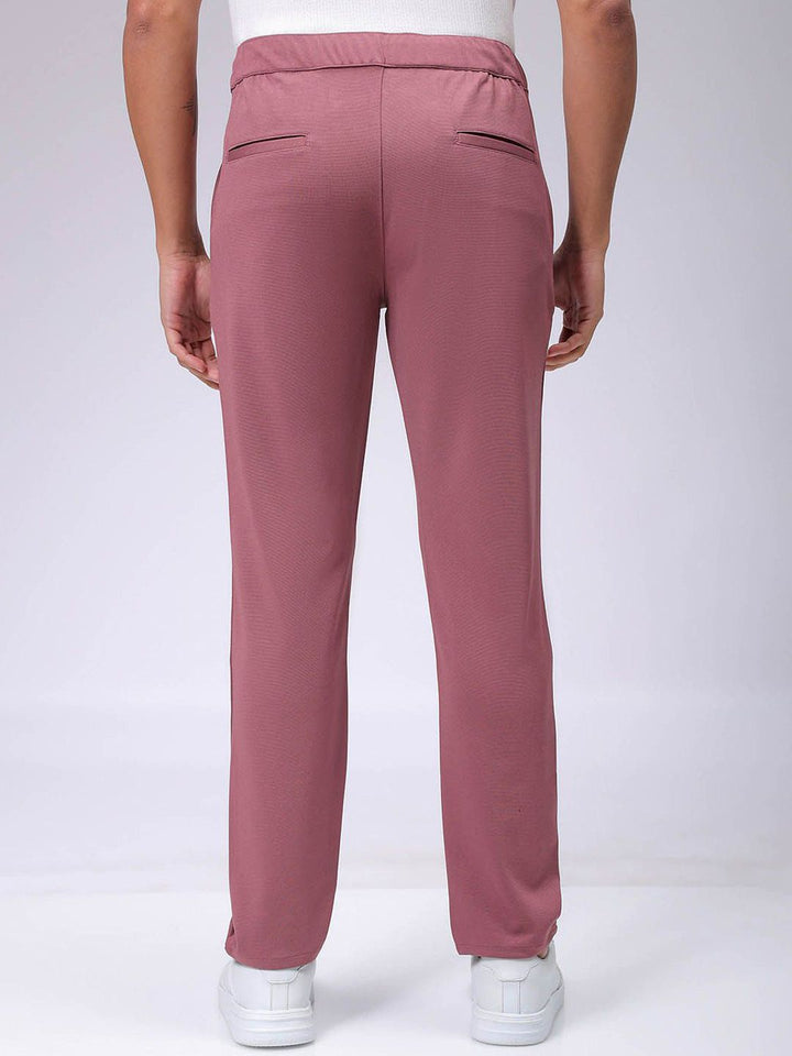 The Indian Garage Co. X Luxe Men Textured Slim Fit Trousers