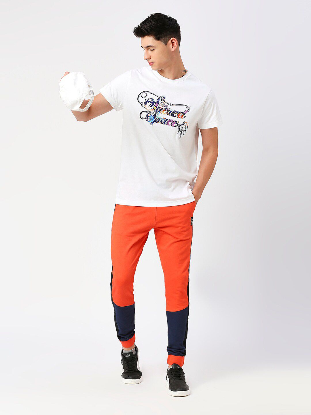 Being Human Typography Printed Round Neck Short Sleeves T-shirt