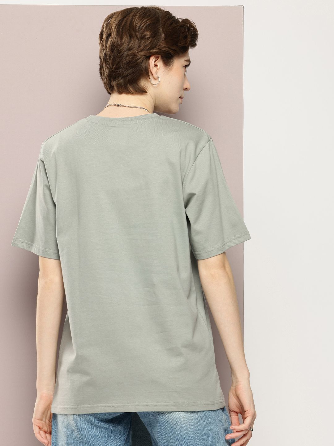 DILLINGER Pure Cotton Graphic Printed Drop-Shoulder Sleeves Relaxed Fit T-shirt