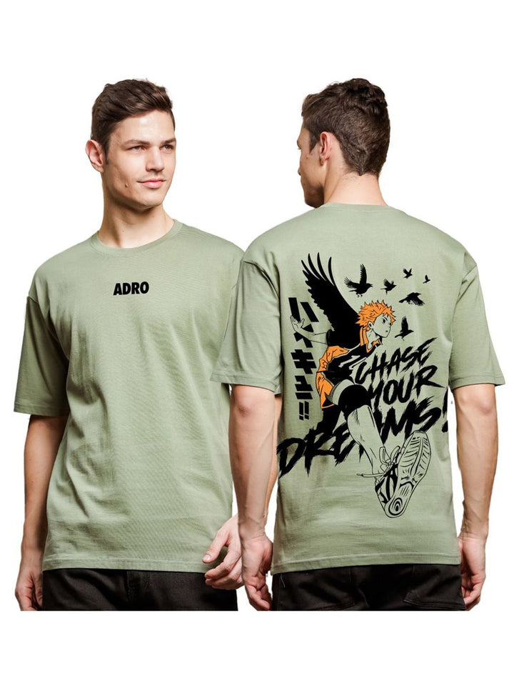 ADRO Men Typography Printed T-shirt