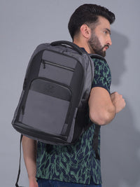 HRX by Hrithik Roshan Unisex Grey Backpack with Rain Cover & Reflective Strip