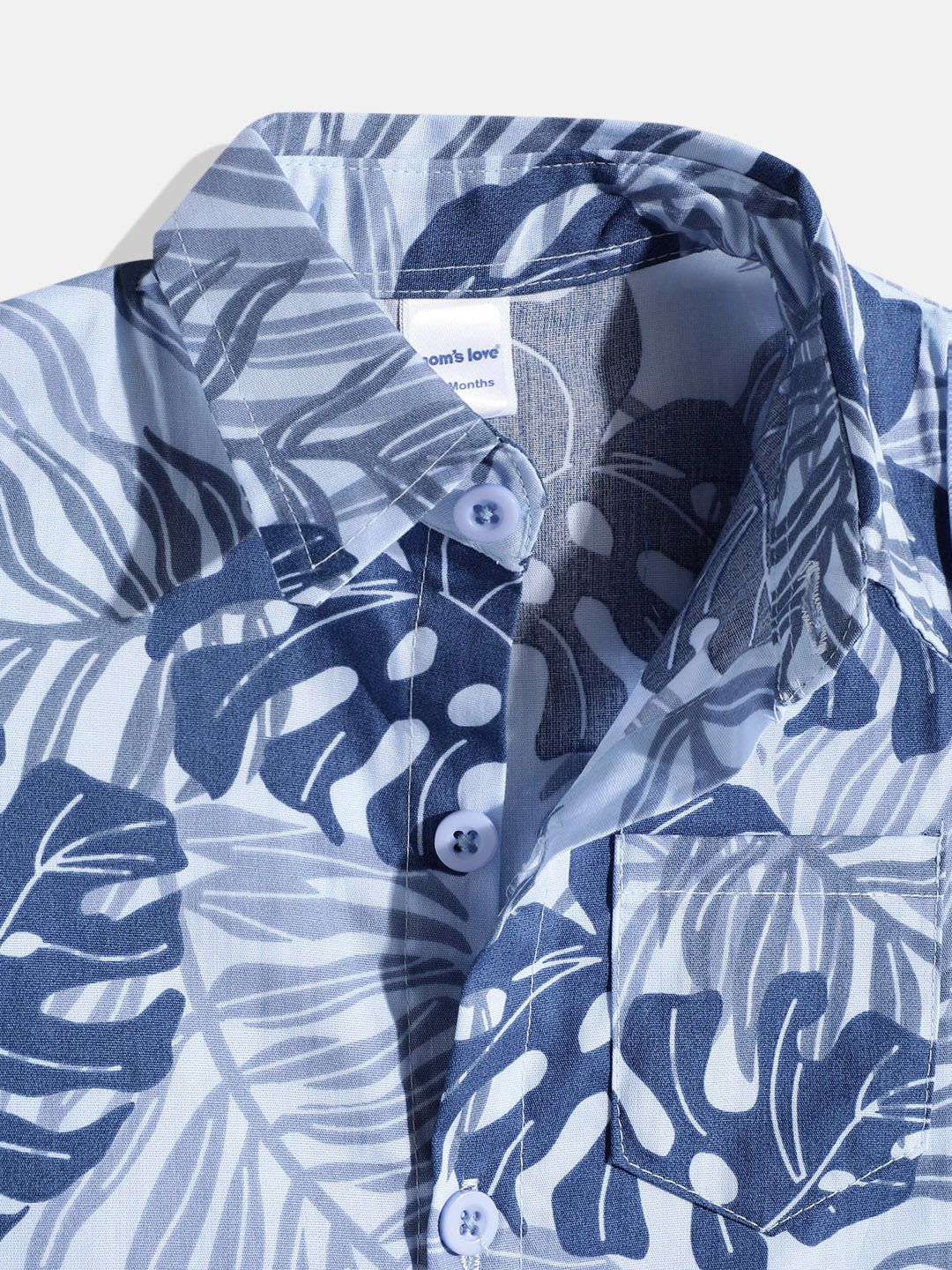Moms Love Infant Boys Tropical Printed Pure Cotton Clothing Set