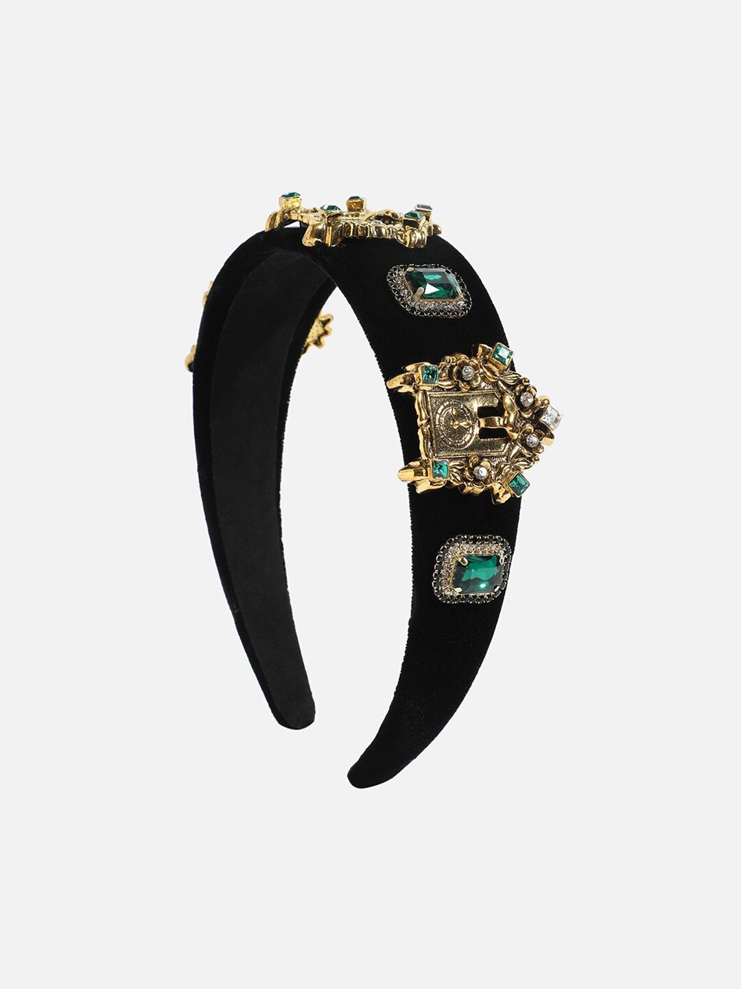 SOHI Embellished Fabric Hairband