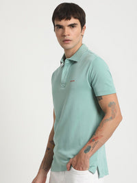 THE BEAR HOUSE Polo Collar Slim Fit Cotton T-shirt